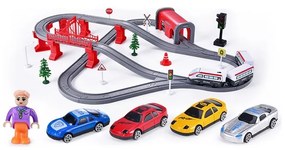 Woopie kolejka elektryczna tor most tunel 80 el.