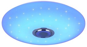 Biała lampa sufitowa LED ø 58 cm Musica – Trio