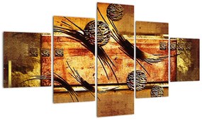 Obraz abstrakcji (125x70 cm)