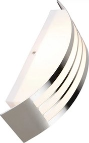 Nowoczesna lampa ścienna ze stali nierdzewnej IP44 - Sapphire Deluxe