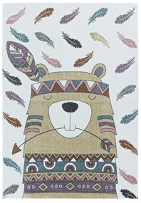 Dywan dziecięcy Funny indianin multikolorowy 140 cm x 200 cm