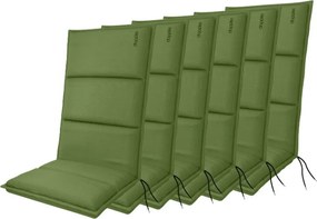 Doppler CITY 4414 - zestaw 6 szt. poduszek na krzesło z wysokim oparciem