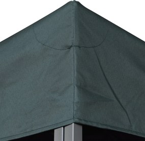 Zapasowy dach do pawilonu 3x3m odporny na warunki pogodowe łatwy montaż metalowy namiot imprezowy ogrodowy | Aosom PL