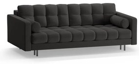 Ciemnoszara rozkładana sofa ze schowkiem 222 cm Bali – Cosmopolitan Design