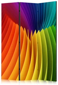 Parawan dwustronny 3D 135x172 cm 3-częściowy wielokolorowy ARTGEIST B