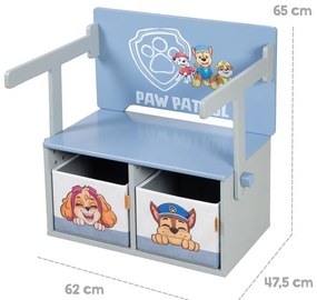 Niebieska ławka dziecięca Paw Patrol – Roba