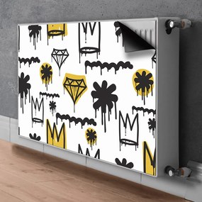 Maskownica dekoracyjna grzejnika Graffiti korona