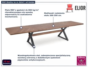 Rozkładany nowoczesny stół do jadalni - Evioso