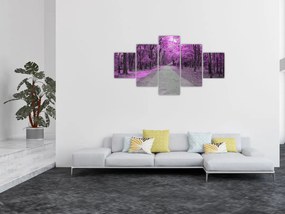 Obraz - Ścieżka przez park (125x70 cm)