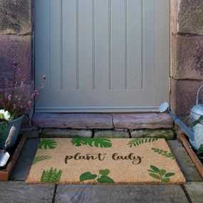 Wycieraczka z włókna kokosowego 60x90 cm Plant Lady – Artsy Doormats