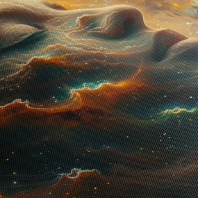Obraz - Twarz w kosmosie (170x50 cm)