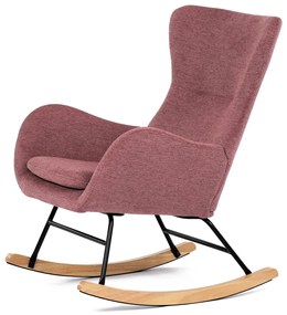 Fotel bujany PINK2, różowy