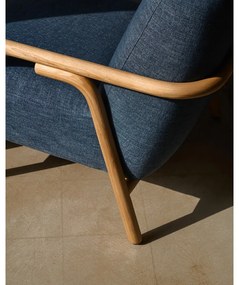 Niebieski fotel Sylo – Kave Home