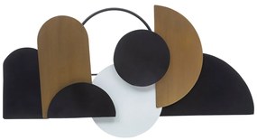 Dekoracja ścienna art deco JULIETTE, 70 x 37 cm