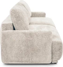 Sofa z Funkcją Spania SELORIA Beżowa Nowoczesna