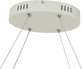 Skandynawska lampa wisząca beżowa 110 cm z LED z 3-stopniową regulacją ściemniania - Circuit