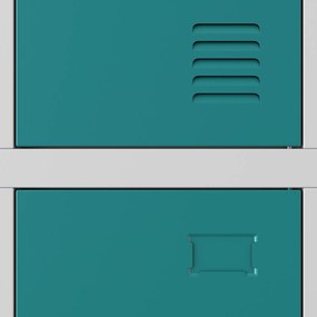 Szafa szkolna 6-skrytkowa Igor 90x45x185 cm wielokolorowa