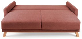 Różowa sofa rozkładana Bonami Selection Pop