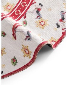Czerwony okrągły dywan ze świątecznym motywem ø 160 cm Toy's Delight Rocking Horse – Villeroy&amp;Boch