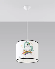 Lampa wisząca JEDNOROŻEC 30 biała SOLLUX  LIGHTING