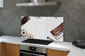 Panel szklany do Kuchni Orkiestra Instrumentów