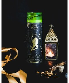 Arome Organic świeca Jasmine&amp;Oud 300 g w kolorowym wysokim słoiku z frędzlami