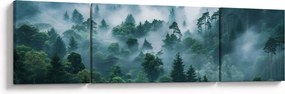 Obraz - Las we mgle (170x50 cm)
