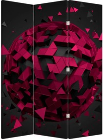 Parawan - Abstrakcja 3D (126x170 cm)