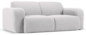 Jasnoszara sofa z materiału bouclé 170 cm Molino – Micadoni Home