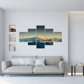 Obraz - szczyty górskie (125x70 cm)
