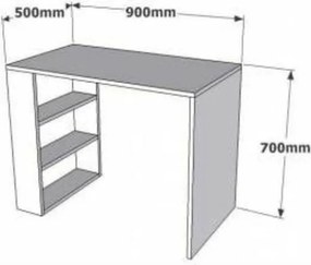 Biurko Pelit Atlantic Pine