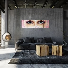 Obraz - Urocze oczy (170x50 cm)