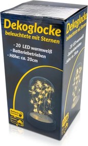 Świecąca dekoracja - Kopuła - 20 diod LED, ciepła b.