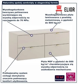 Kaszmirowa szafka pod umywalkę nablatową M4-N69