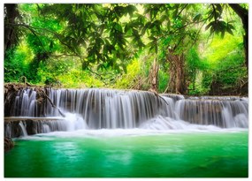 Obraz wodospadu w Kanchanaburi, Tajlandia (70x50 cm)
