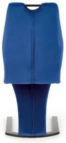 Krzesło tapicerowane K442 VELVET granatowe HALMAR