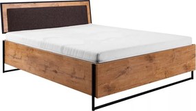 Łóżko do sypialni 160x200 Loft - dąb lancelot
