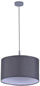 Szara minimalistyczna lampa z abażurem - S963 Kayo