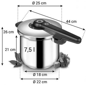 Tescoma Szybkowar SmartCLICK, 7,5 l