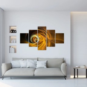 Obraz - Abstrakcja w ruchu (125x70 cm)