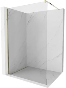 Mexen Kioto ścianka prysznicowa Walk-in 100 x 200 cm, transparent 8 mm, złota - 800-100-101-50-00