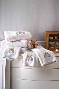 Podarunkowy zestaw ręczników dla dzieci LOVELY, 2 szt Różowy