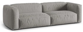 Jasnoszara sofa modułowa 240 cm Martina – Micadoni Home