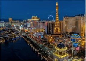 Obraz na szkle - Las Vegas (70x50 cm)
