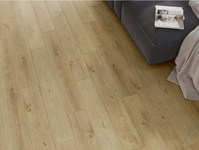Mexen Anniston próbka paneli winylowych SPC 6,5 mm, podkład IXPE 1,5 mm, 4 V-Fuga, Dąb - F1038-S