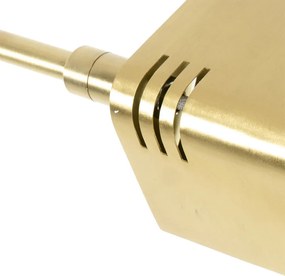 Lampa stojąca mosiądz w tym LED ze ściemniaczem dotykowym - Notia