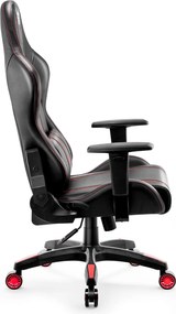 Fotel gamingowy młodzieżowy Diablo X-One 2.0 Small Size, kolor czarno-czerwony