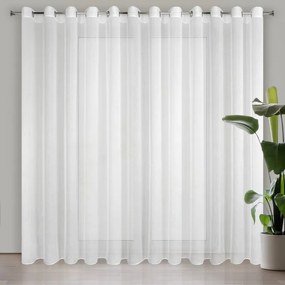 Firana gotowa woalowa na przelotkach pionowy deszczyk 350x250 cm