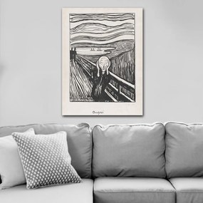 Obraz 70x100 cm Edvard Munch Sketch – Wallity