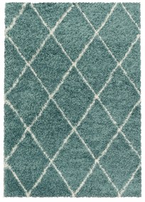 Dywan shaggy Alvor Romby niebieski 120 cm x 170 cm